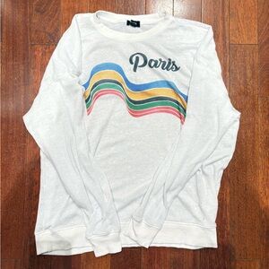 Wildfox White Sweatshirt with Vibrant Design